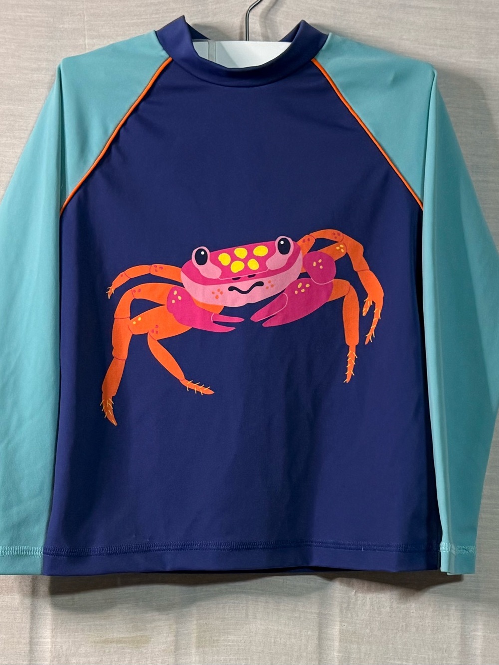Mini Boden Crab Rash Guard 3-4Y UPF 40+ NWT